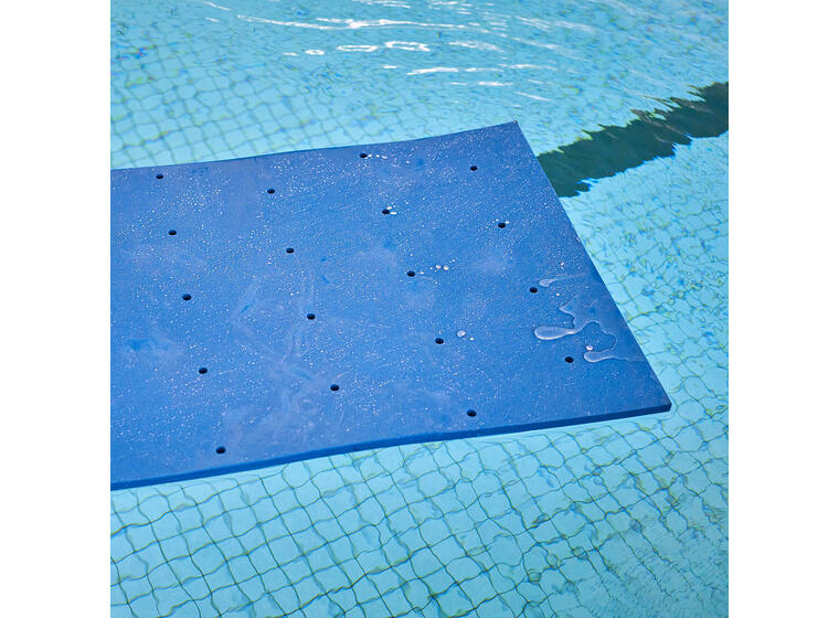 Flotte med hål - blå Flotte - Storlek: 95x66x1,5cm 