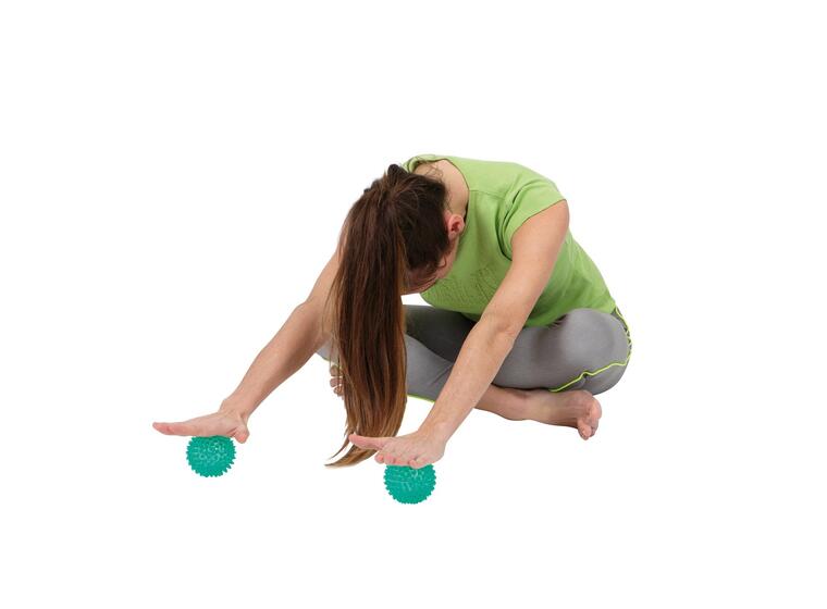 Massagebollar Reflex ø 8 cm  | Hård Piggboll för masssage | Grön