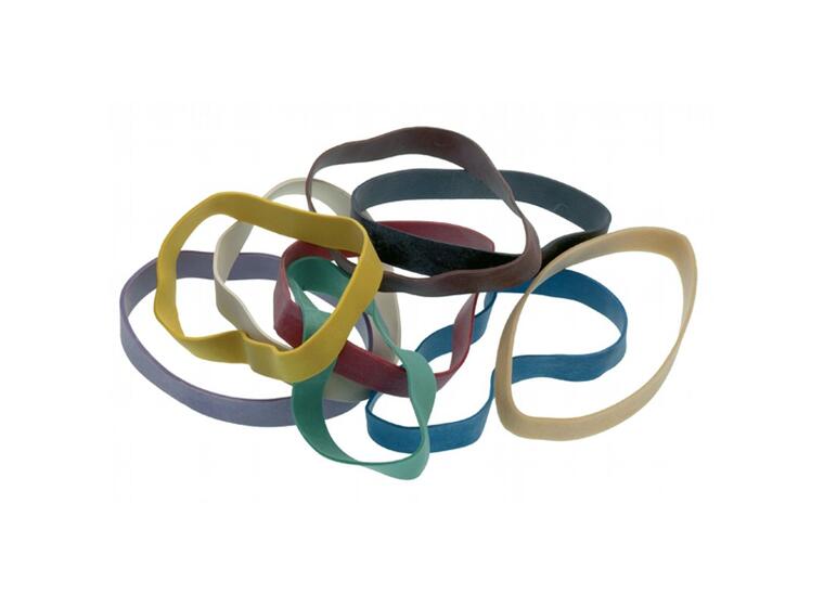 Nyckelband 80 st Gummiband - välj färg 