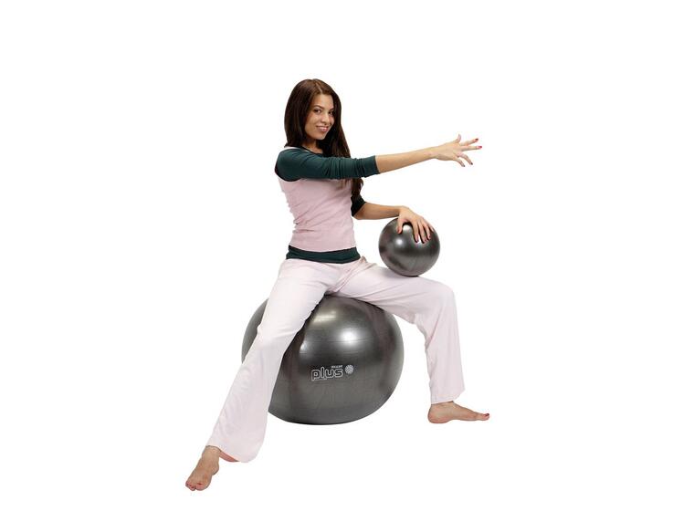 Gymnic Plus Svart 65 cm Pilatesboll - bra kvalitet och latexfri 