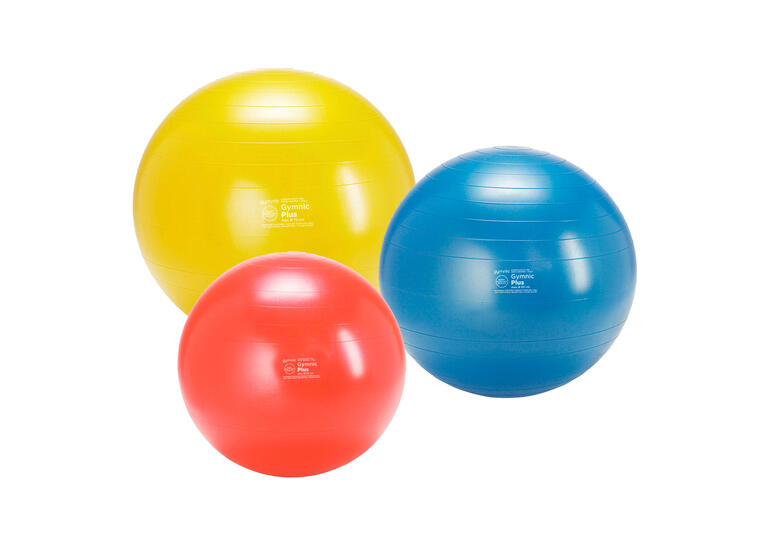 Gymnic Plus Blå 65 cm Pilatessboll | Latexfri | hög kvalitet 
