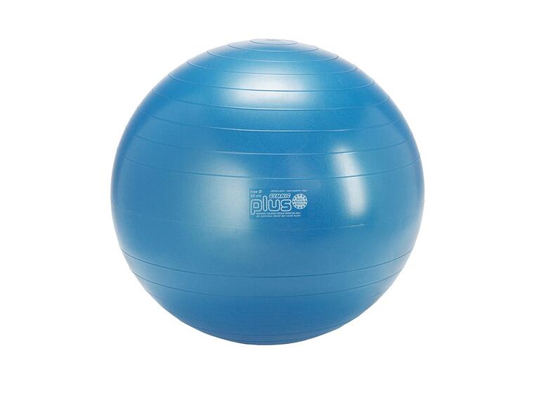 Gymnic Plus Blå 65 cm Pilatessboll | Latexfri | hög kvalitet 