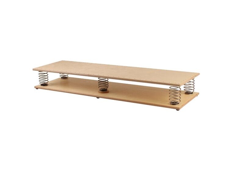Balansbräda Pedalo plattform med fjädrar Rehabiliteringplattform | 150 x 45 cm 