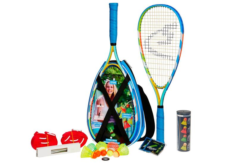 Speedminton® S700 Set 2 rack | 5 bollar | Bana | Väska 