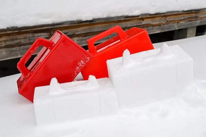 Snöborg- och Iglooformar Set med två formar | Sandslottsformar 