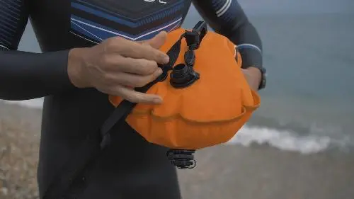 Boj - Open Water Boj - ZEROD Safer Swimmer- 71x36cm - Orange 