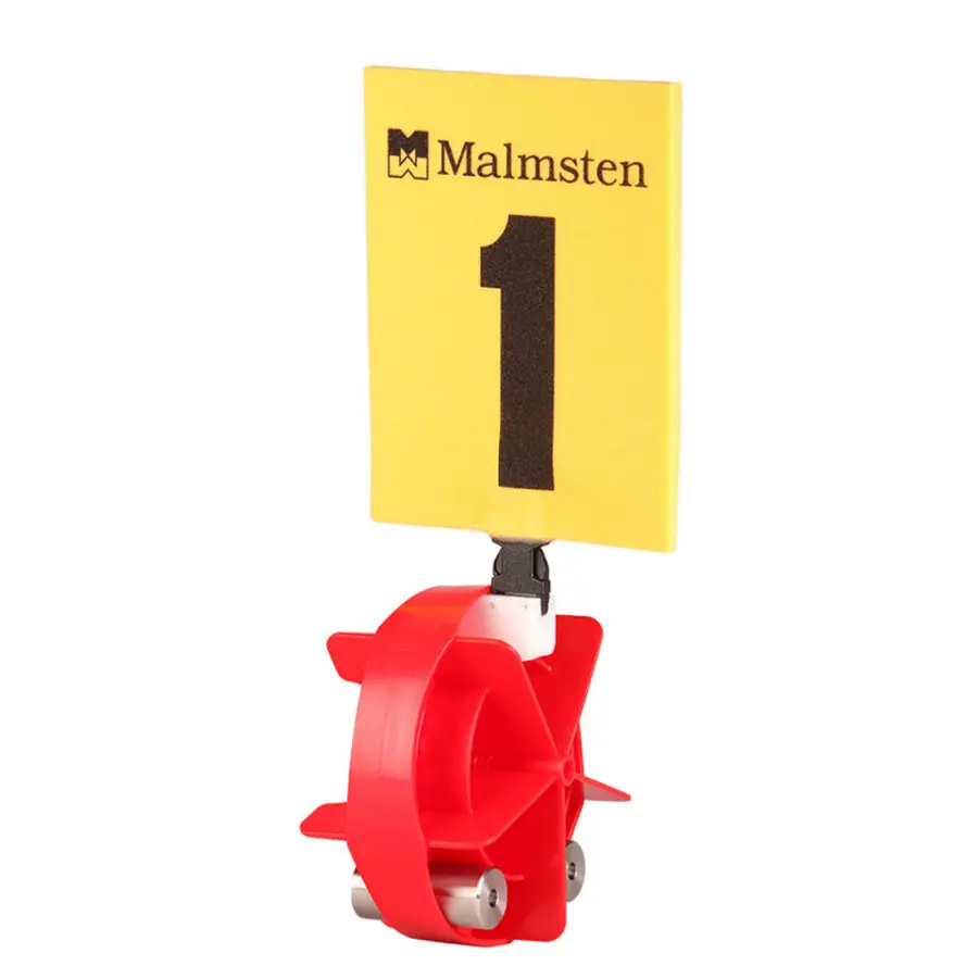 Skylt för simlinor Nummerskylt för simbanor 