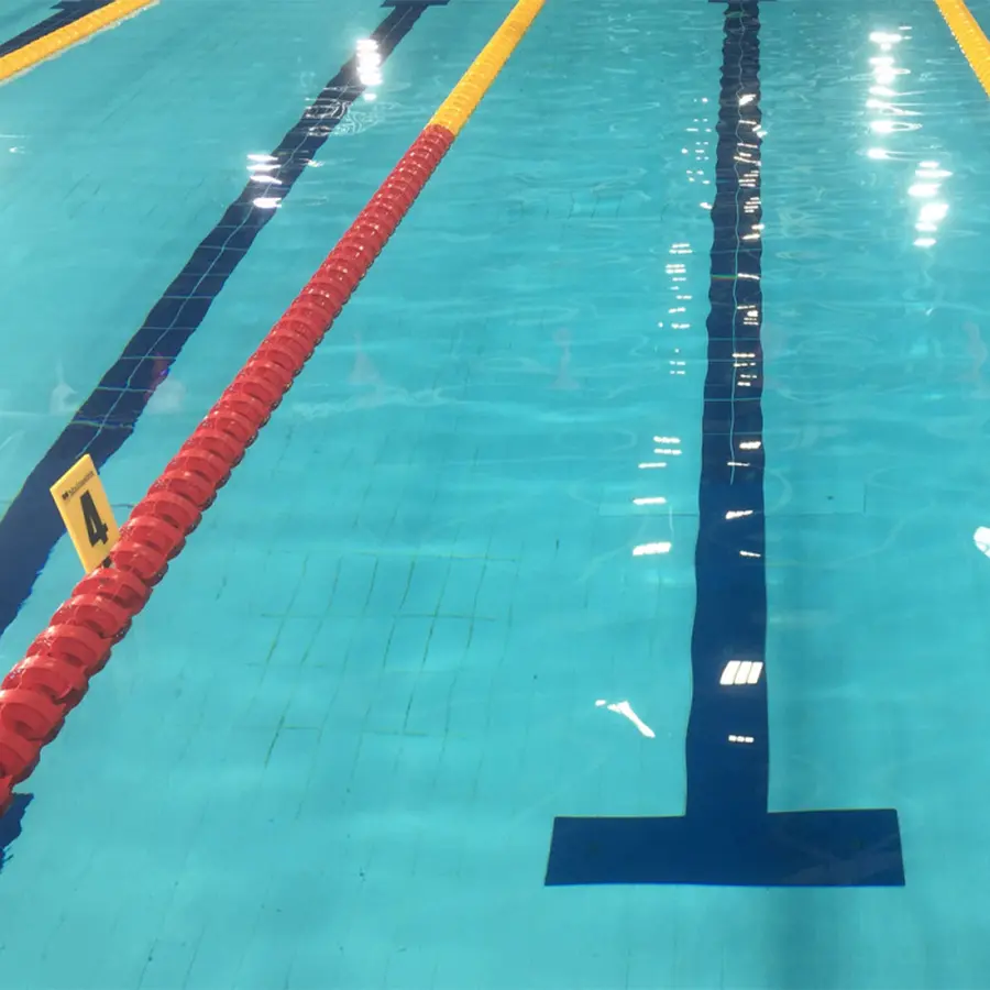 Skylt för simlinor Nummerskylt för simbanor 