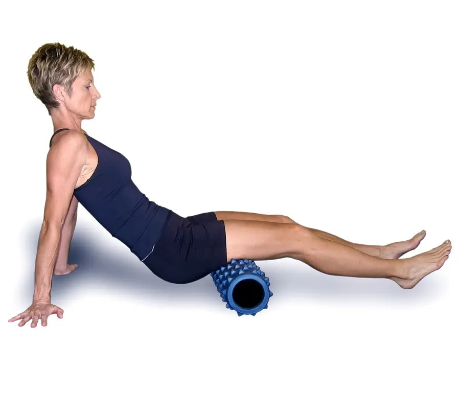 RumbleRoller Foam Roller Blå Massagerulle | 15 x 77,5 cm 