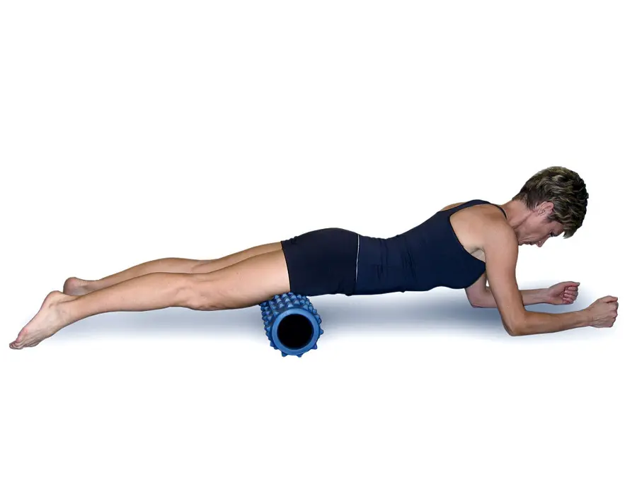 RumbleRoller Foam Roller Blå Massagerulle | 15 x 77,5 cm 