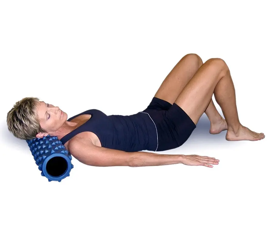 RumbleRoller Foam Roller Blå Massagerulle | 15 x 77,5 cm 