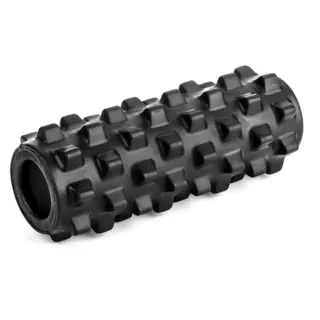 RumbleRoller Foam Roller Svart Massagerulle | 12,5 x 30 cm