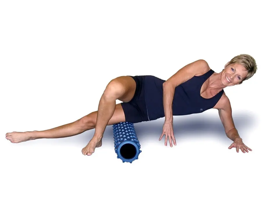 RumbleRoller Foam Roller Blå Massagerulle | 12,5 x 56 cm 