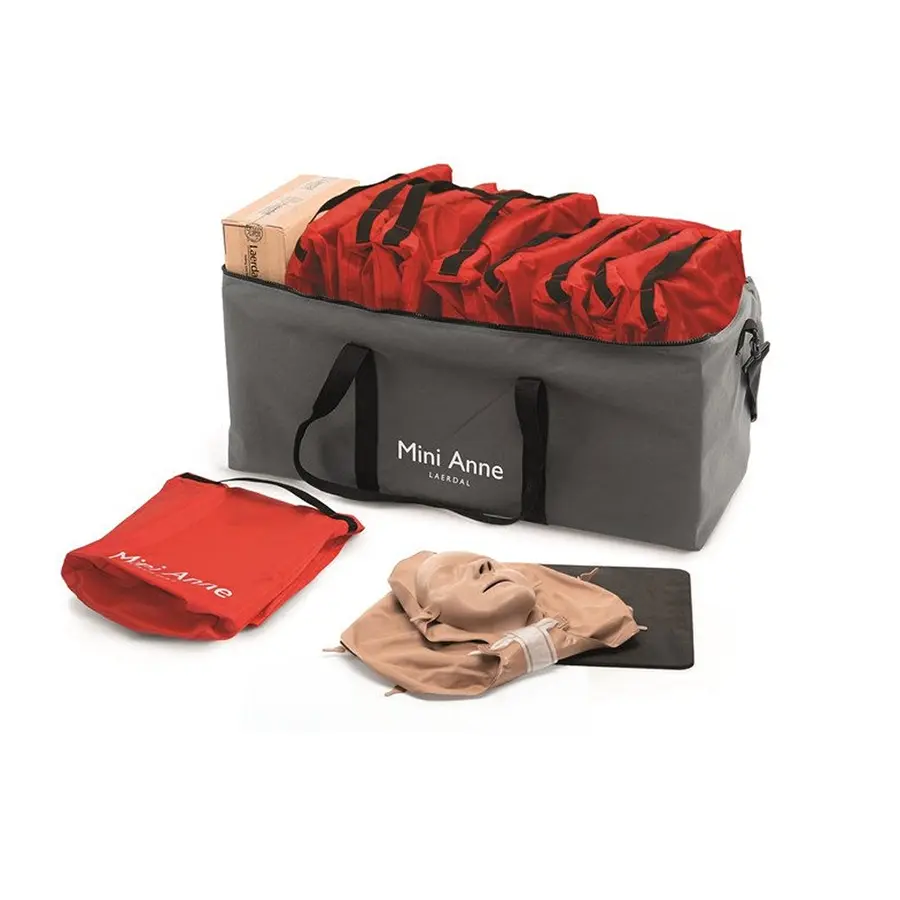 MiniAnne Plus | 10 st. set HLR set | Uppblåsbara dockor 