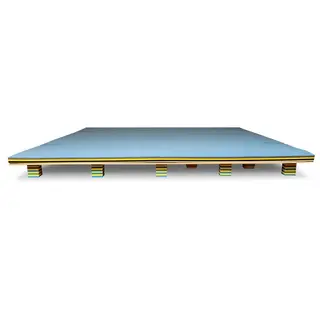 B&#228;nfer Tumblingsgolv Speedy 2000 Tumblingsbana 17x2 m