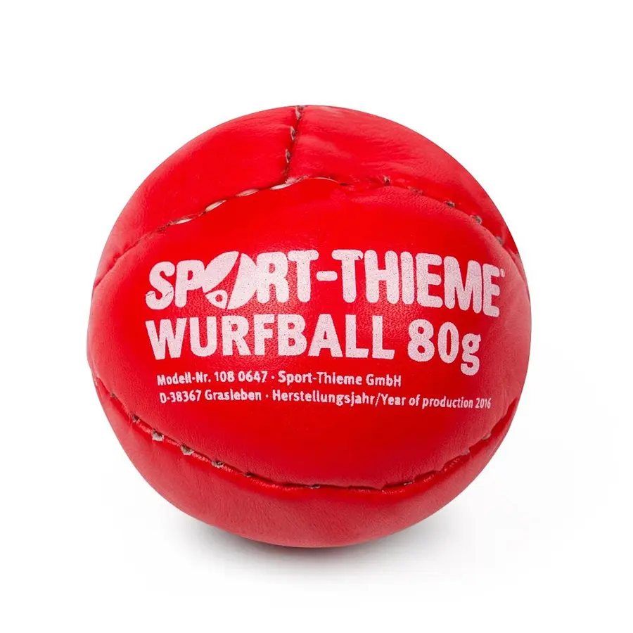 Kast med liten boll 80 gram | 6,5 cm Läder, utan studs 