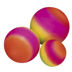 Regnbågsboll Greppvänliga tåliga neonbollar