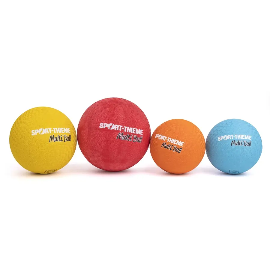 Multiboll 21 cm Röd | Skolgårdsboll Gagaboll | Gaga ball | Lekboll 