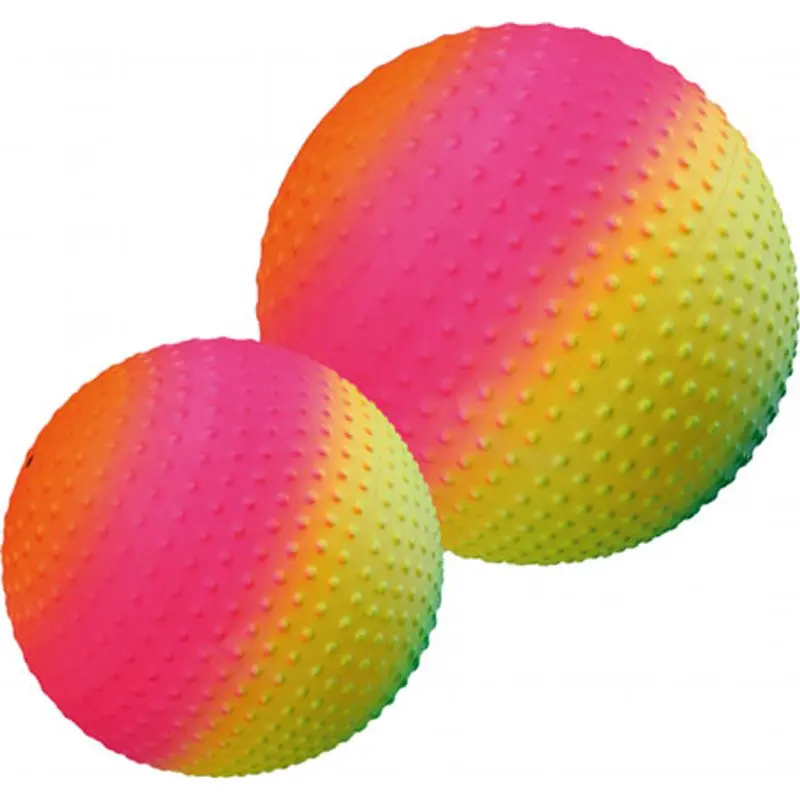 Regnbågsboll Sunrise 18 cm Med noppror | nubbar 