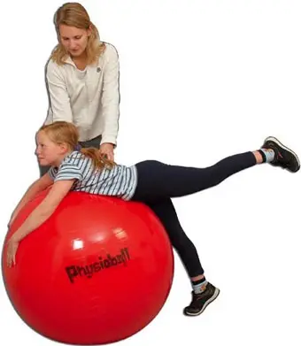 Pilatesboll Ledragomma Röd | 95 cm 