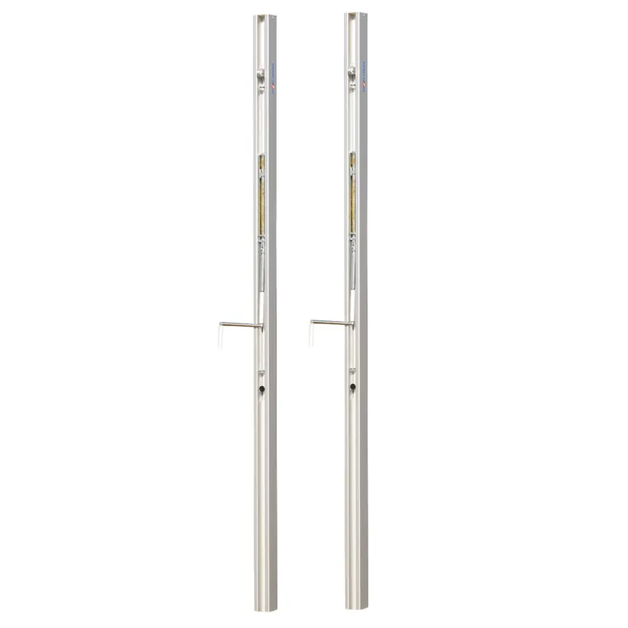Volleybollstolpar 80x80 mm Aluminium medl lyftblocksystem 