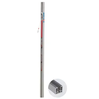Volleybollstolpe 80x80 mm 2 st Med remsp&#228;nnare | DDV 2