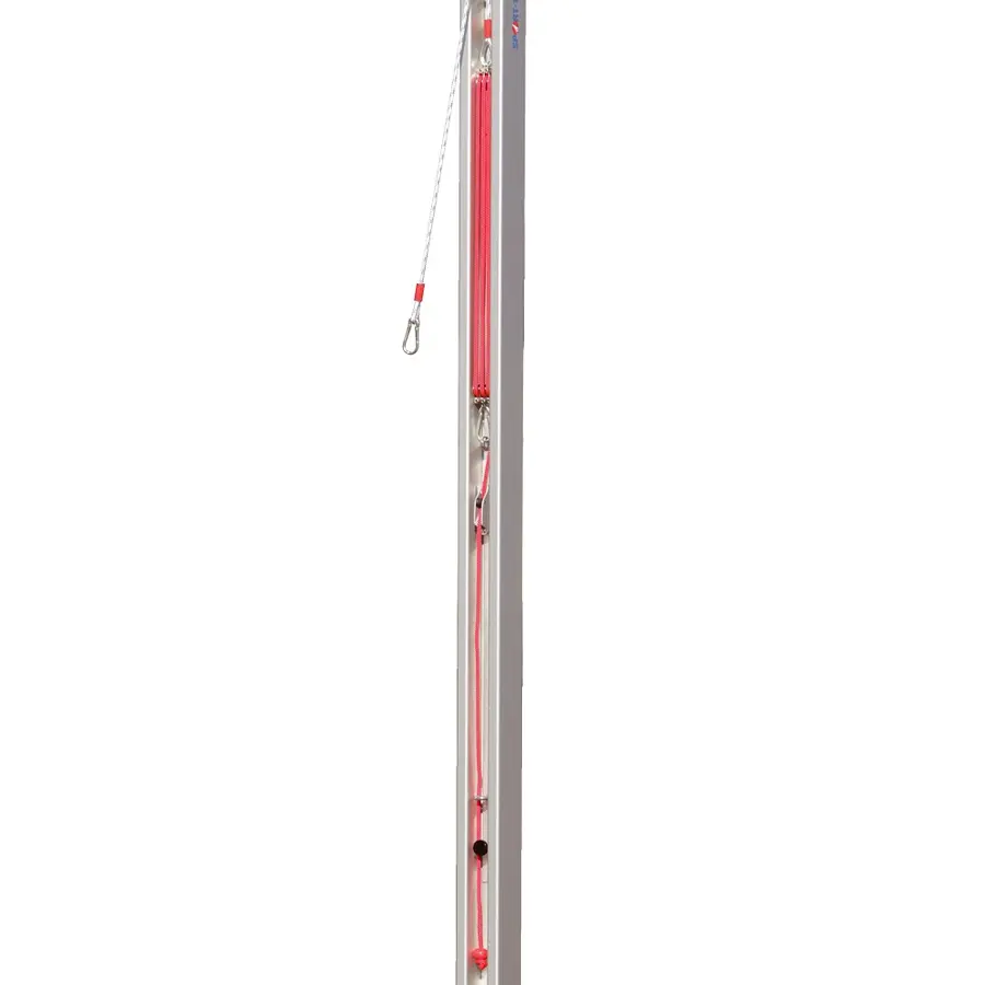 Volleybollstolpe 80x80 mm 2 st Med remspännare | DDV 1 