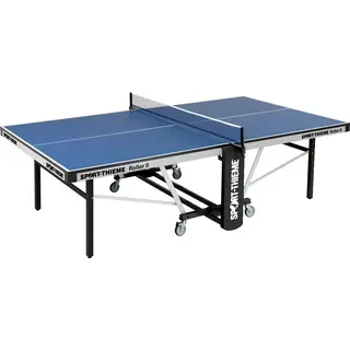 Bordtennisbord ST Roller II | Bl&#229; T&#228;vlingsbord med hjul och n&#228;t