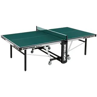 Bordtennisbord ST Roller II | Grön Tävlingsbord med hjul och nät