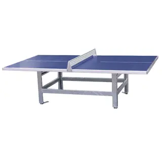 Bordtennisbord Standard blå Utomhusbord i Polymerbetong