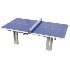 Bordtennisbord Champion rundade kanter Blått utomhusbord | nät inkluderat