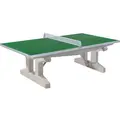 Bordtennisbord Premium grön Korta ben | Utomhusbord i betong