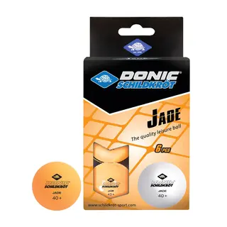 Bordtennisbollar Schildkröt Jade Orange 6-pack med pingisbollar