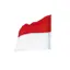 Flagga till hörnstolpar 30mm Hörnstolpeflagga | Röd/Vit | 40 x40 cm 