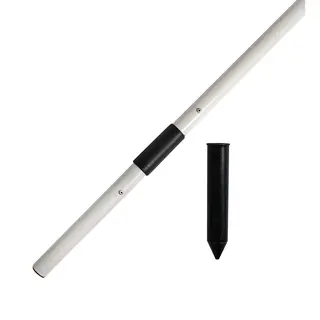 H&#246;rsstolpe med s&#228;kerhetsled Diameter 30 mm Vit stolpe