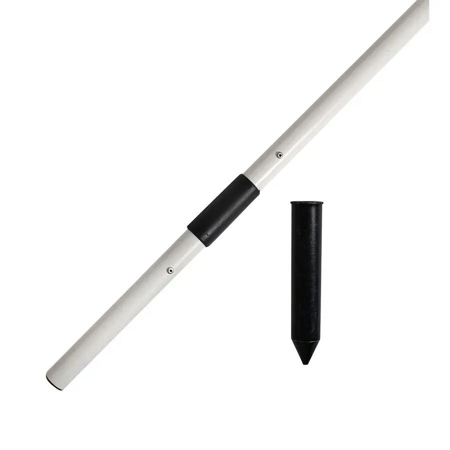 Hörsstolpe med säkerhetsled Diameter 30 mm Vit stolpe 