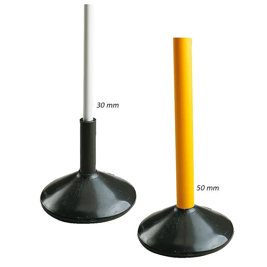 Tilbehör till hörnstolpe | allround fot Passar till 27 mm och 50mm stolpar 