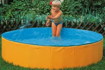 Plaskbassäng Boby 180 cm Pool med hopfällbar konstruktion 