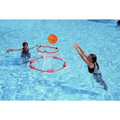 Basketkorg för poolen 1 st. Flytande korg för vattenbasket
