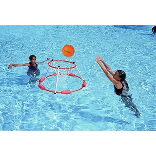 Basketkorg f&#246;r poolen 1 st. Flytande korg f&#246;r vattenbasket