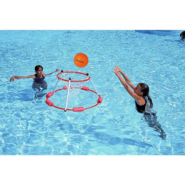 Basketkorg för poolen 1 st. Flytande korg för vattenbasket 