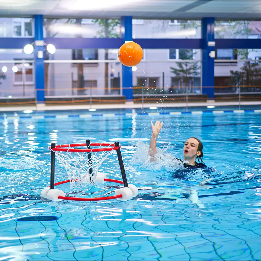 Vattenbasket för poolen Set med 2 korgar + boll 