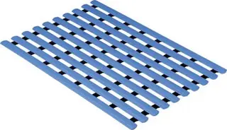 Nonslip matta | halksäker Blå 60x40 cm