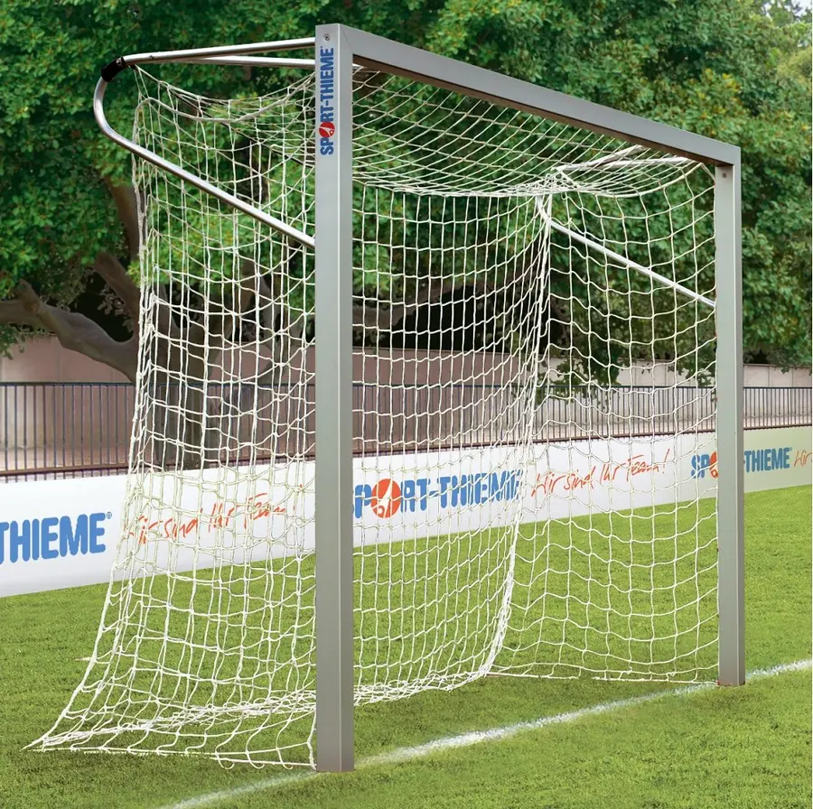Fotbollsmål 3x2 m m/markhylsor 5 manna | 80x80 mm profil 