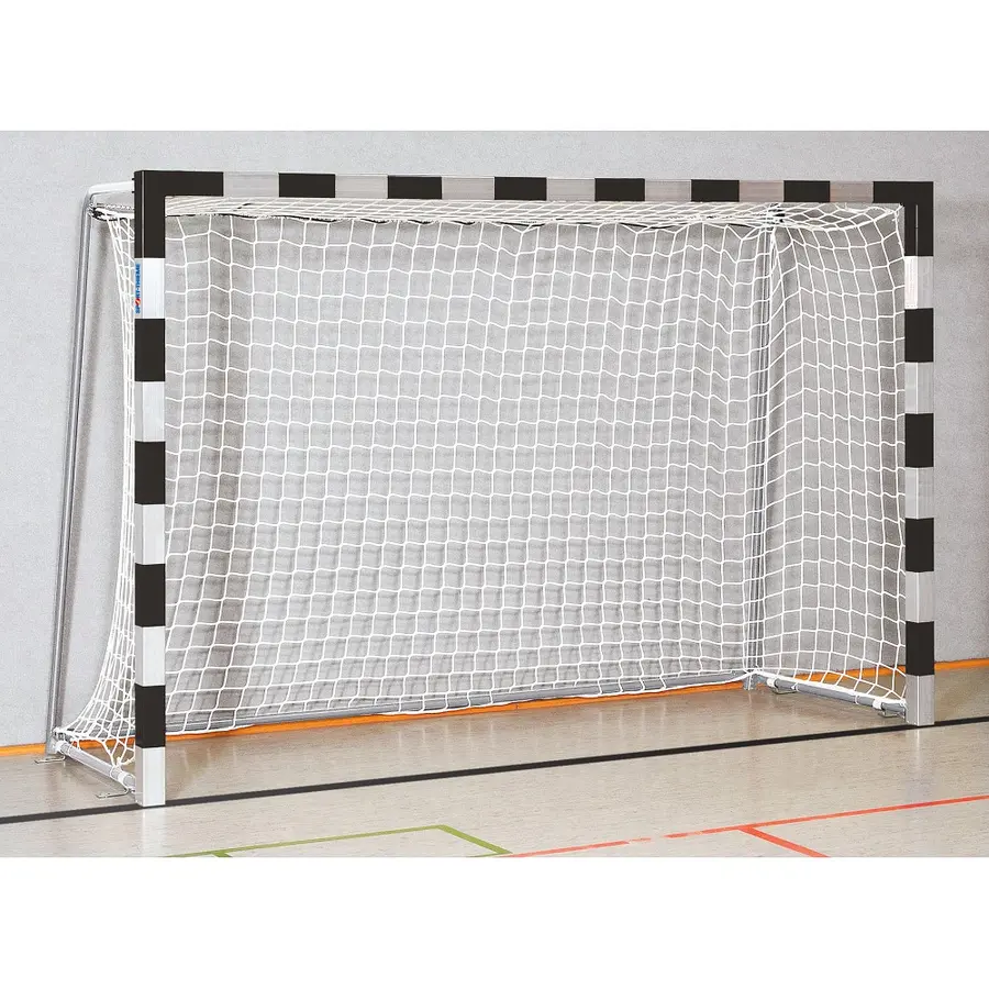 Handbollsmål inomhus 3 x 2 m Sammanskruvade hörn Svart Silver 