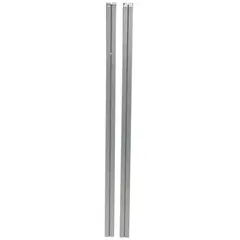 Badmintonstolpar med profil 80x80 mm 2 st. | f&#246;r golvhylsor