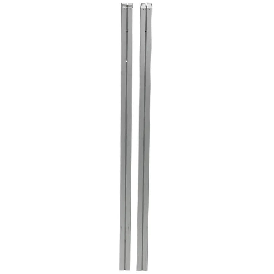 Badmintonstolpar med profil 80x80 mm 2 st. | för golvhylsor 