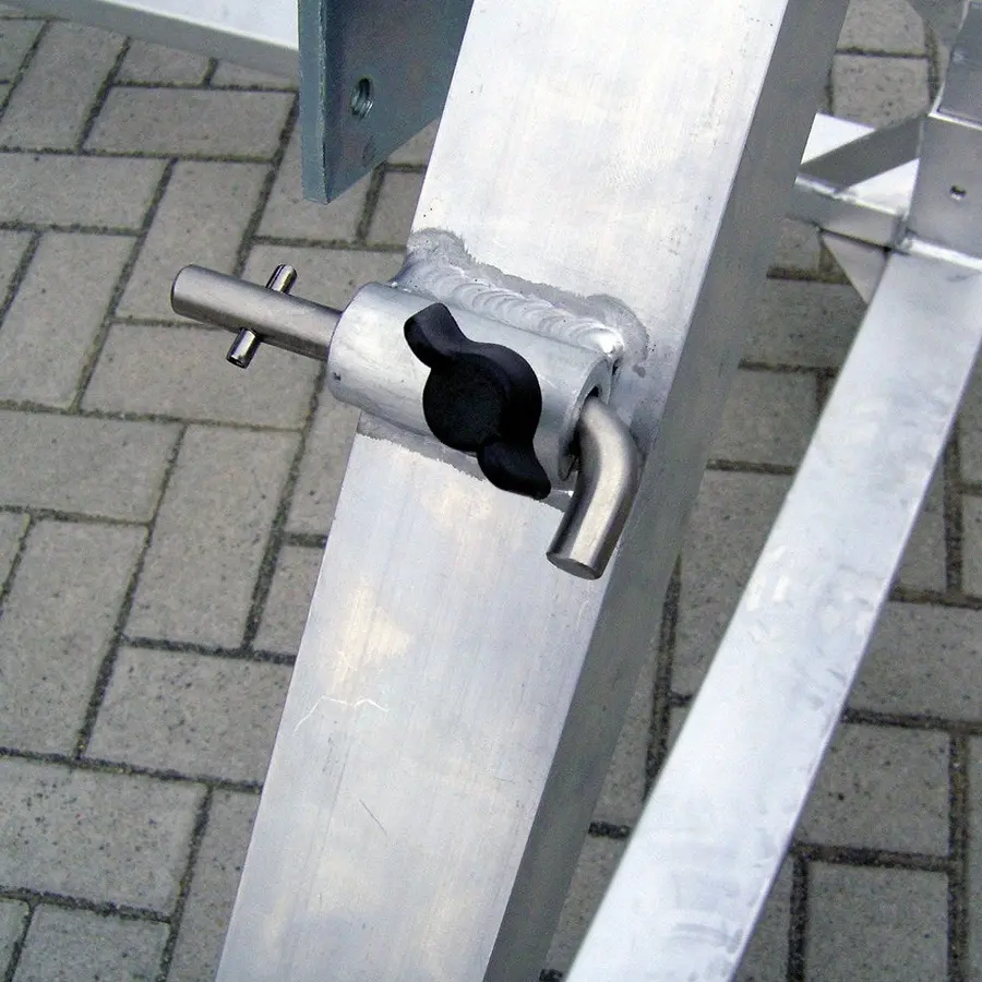 Oppbevaringsvogn banetau - aluminium 178 x118 x137 cm 