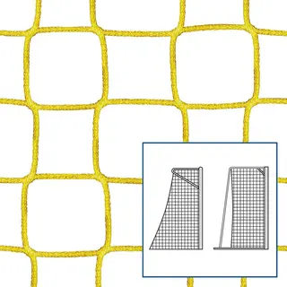 N&#228;t 3x2 m Fotbollsm&#229;l Handbollsm&#229;l Djup 80/100 cm | Gul