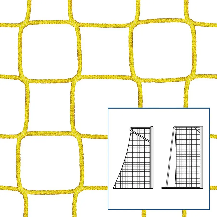 Nät 3x2 m Fotbollsmål Handbollsmål Djup 80/100 cm | Gul 